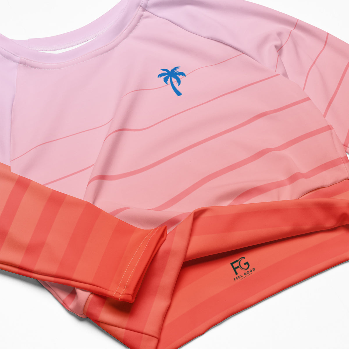 SPIRIT OF VI Eco-Friendly Long Sleeve Crop Top Rash Guard – UPF Swim & Active