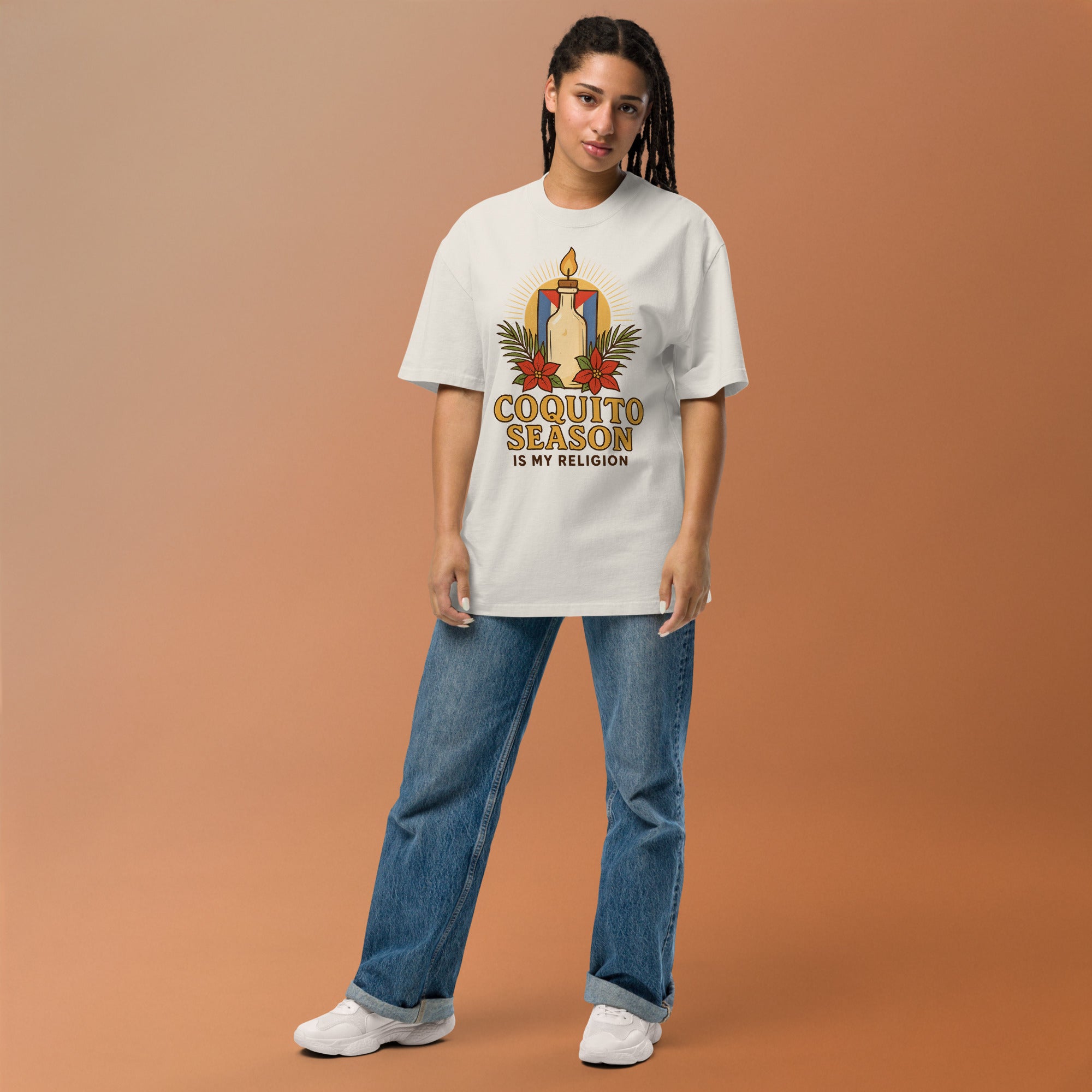 COQUITO SEASON IS MY RELIGION – Oversized Faded Tee - Feel Good Clothing CompanyCOQUITO SEASON IS MY RELIGION – Oversized Faded TeeCOQUITO SEASON IS MY RELIGION – Oversized Faded TeeFeel Good Clothing Company