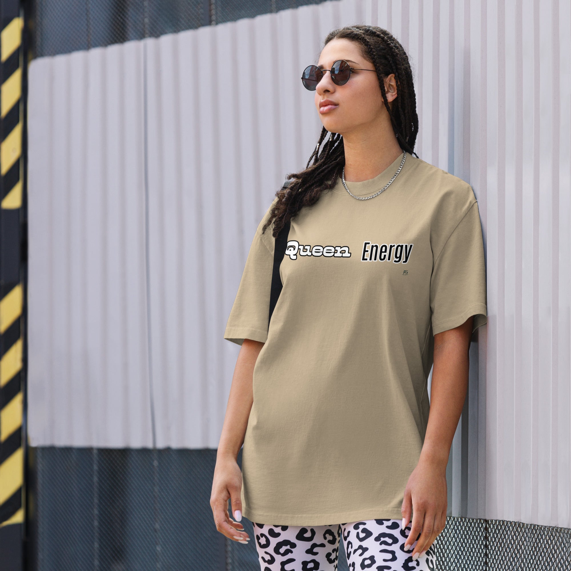 QUEEN ENERGY Over sized faded Tee - Feel Good Clothing CompanyQUEEN ENERGY Over sized faded TeeQUEEN ENERGY Over sized faded TeeFeel Good Clothing Company