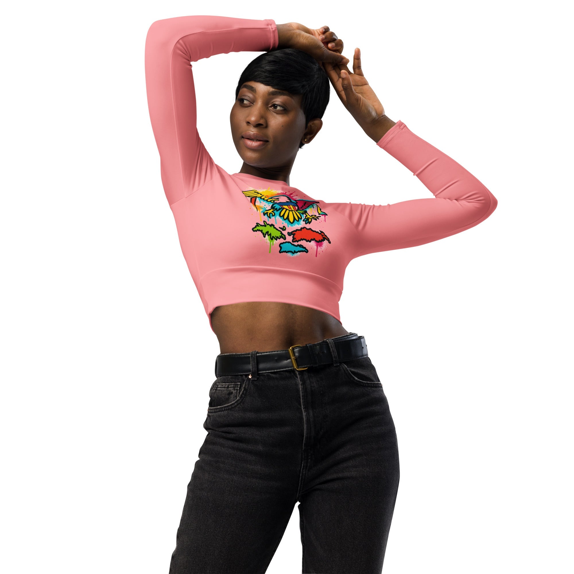 SPIRIT OF VI Eco - Friendly Long Sleeve Crop Top – UPF Swim, Active & Streetwear - Feel Good Clothing CompanySPIRIT OF VI Eco - Friendly Long Sleeve Crop TopSPIRIT OF VI Eco - Friendly Long Sleeve Crop Top – UPF Swim, Active & StreetwearFeel Good Clothing Company