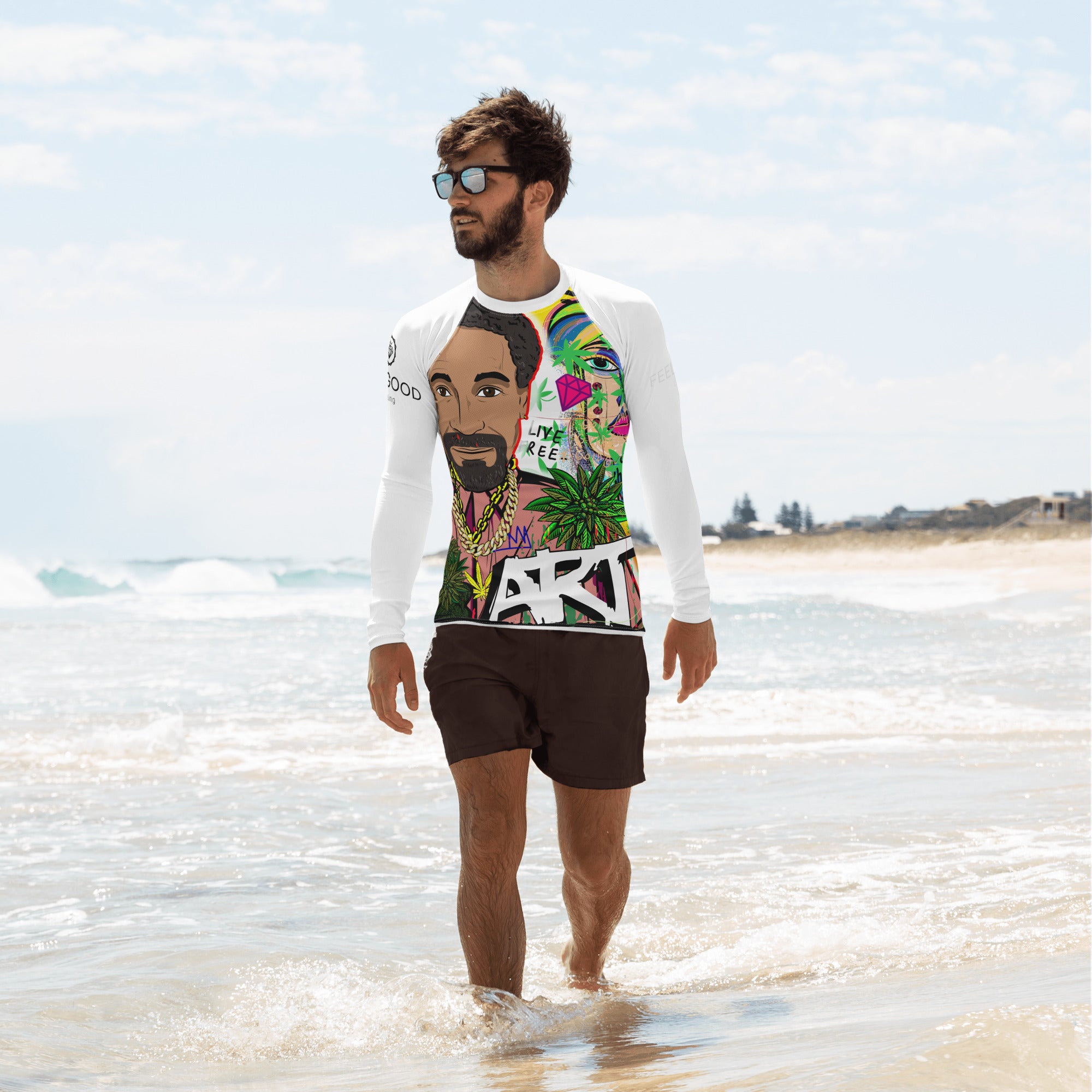 Beach Bum Rash Guard (upscale)