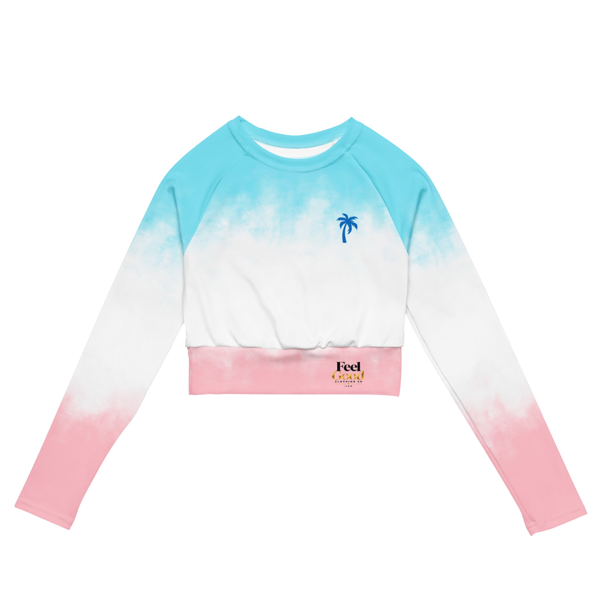 SPIRIT OF VI Eco-Friendly Long Sleeve Crop Top Rash Guard – UPF Swim & Active