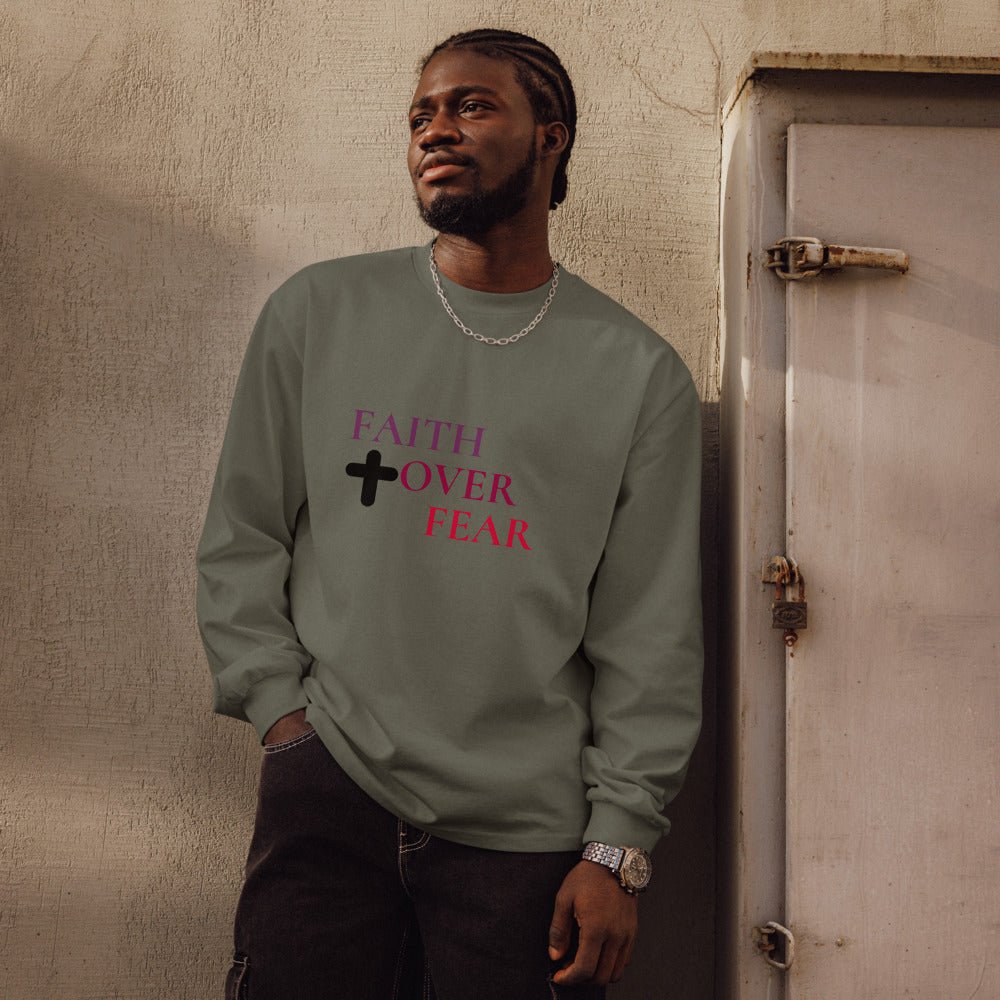 FAITH OVER FEAR Premium Shirt - Feel Good Clothing CompanyFaith Over FearFAITH OVER FEAR Premium ShirtFeel Good Clothing Company