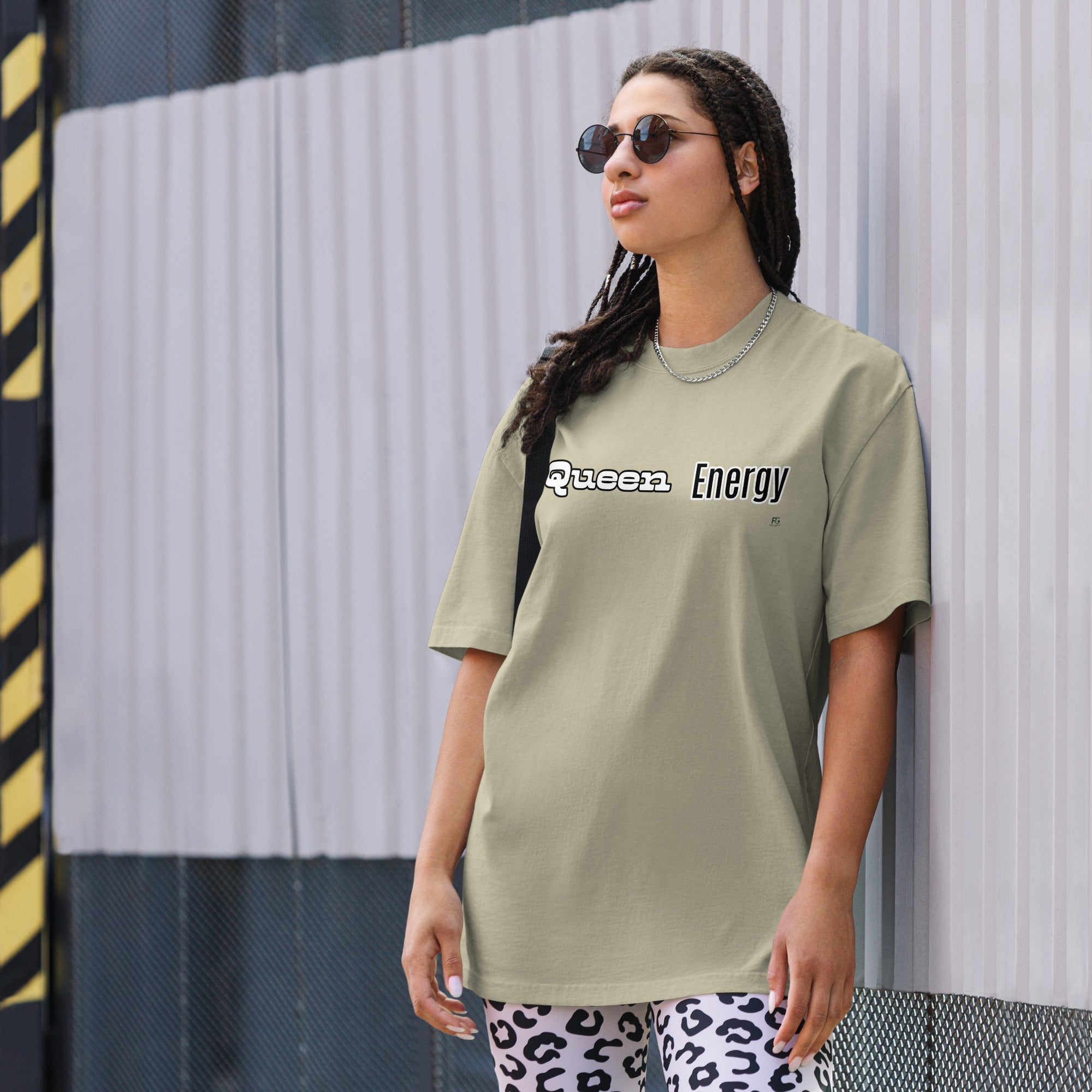 QUEEN ENERGY Over sized faded Tee - Feel Good Clothing CompanyQUEEN ENERGY Over sized faded TeeQUEEN ENERGY Over sized faded TeeFeel Good Clothing Company