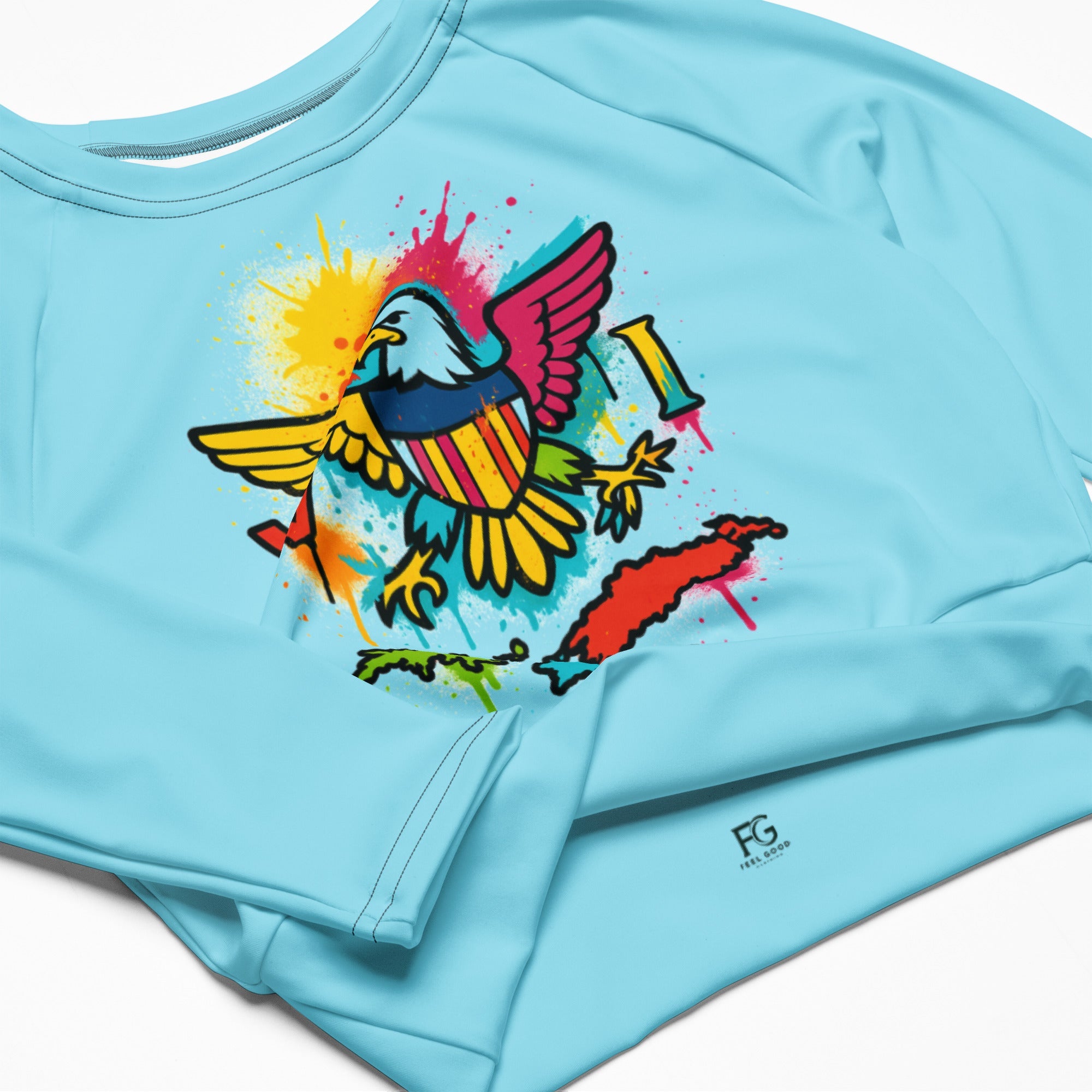 SPIRIT OF VI Eco - Friendly Long Sleeve Crop Top – UPF Swim, Active & Streetwear - Feel Good Clothing CompanySPIRIT OF VI Eco - Friendly Long Sleeve Crop TopSPIRIT OF VI Eco - Friendly Long Sleeve Crop Top – UPF Swim, Active & StreetwearFeel Good Clothing Company