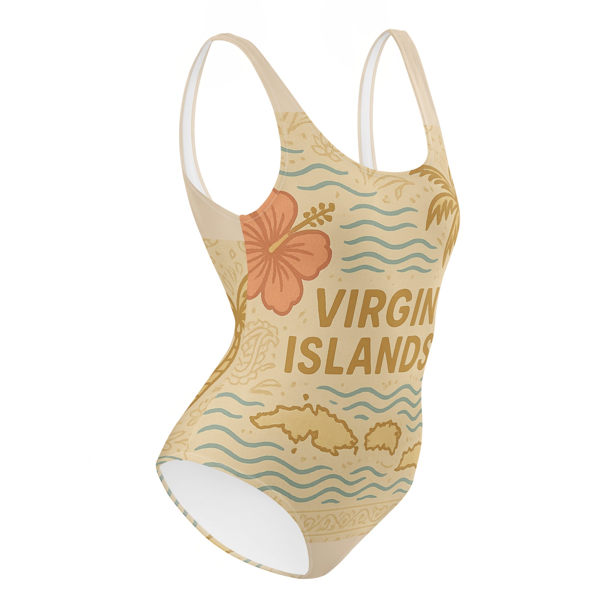 Virgin Islands One - Piece Swimsuit - Feel Good Clothing CompanyVirgin Islands One - Piece SwimsuitVirgin Islands One - Piece SwimsuitFeel Good Clothing Company